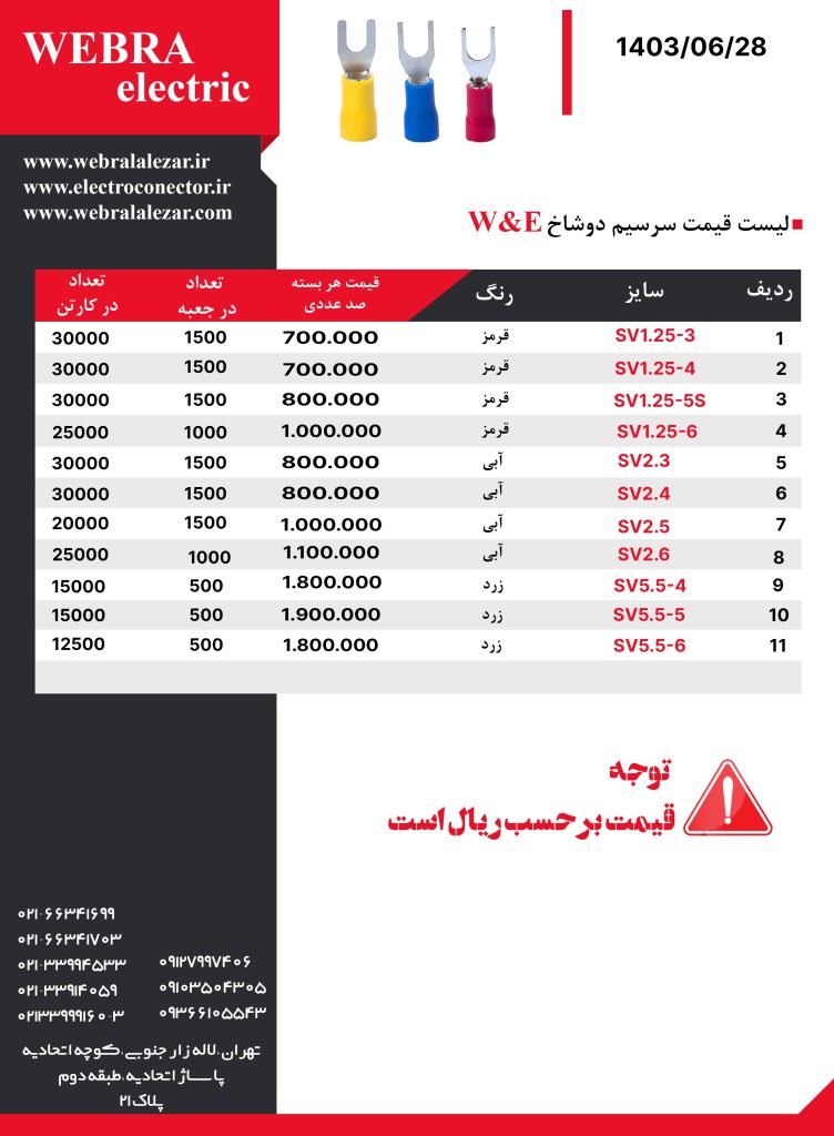 لیست-قیمت-سرسیم-دوشاخ