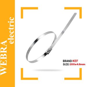 بست کمربندی فلزی 200×4.6 میلیمتر برند KEF