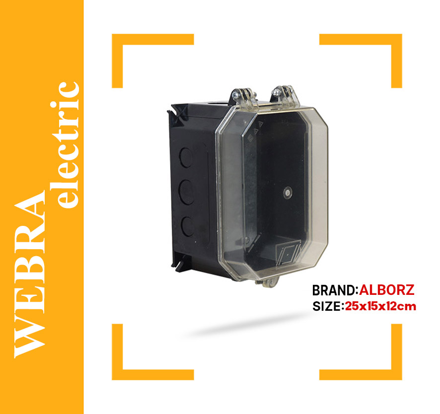 تابلو پلی‌کربنات 12×15×25 البرز