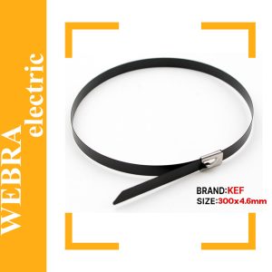 بست کمربندی فلزی روکشدار 300×4.6 میلیمتر KEF