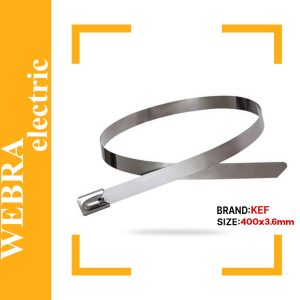 بست کمربندی فلزی 3.6×400 میلیمتر برند KEF