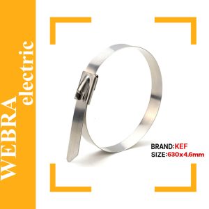 بست کمربندی فلزی 630×4.6 میلیمتر برند KEF